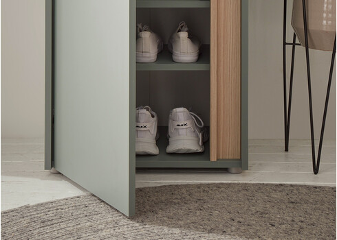 Esikukapp CITY tumeroheline / tamm, 50x40xH200 cm