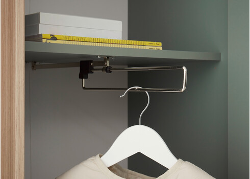 Esikukapp CITY tumeroheline / tamm, 60x40xH200 cm