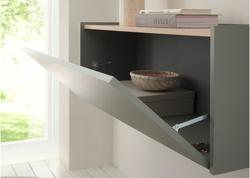 Seinakapp CITY tumeroheline / tamm, 100x30xH35 cm