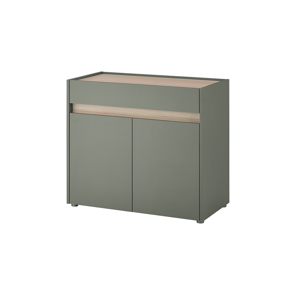 Kummut CITY tumeroheline / tamm, 80x40xH70 cm