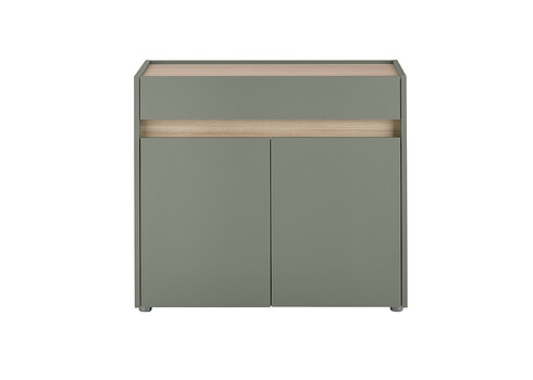 Kummut CITY tumeroheline / tamm, 80x40xH70 cm