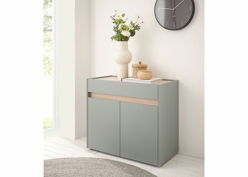 Kummut CITY tumeroheline / tamm, 80x40xH70 cm