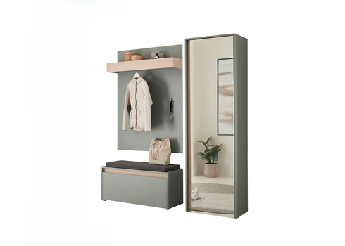 Esikukomplekt CITY tumeroheline / tamm