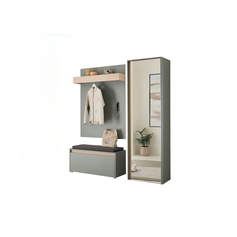 Esikukomplekt CITY tumeroheline / tamm