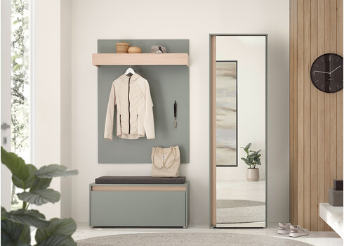 Esikukomplekt CITY tumeroheline / tamm