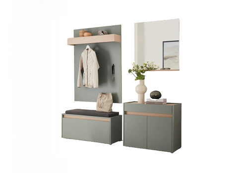 Esikukomplekt CITY tumeroheline / tamm