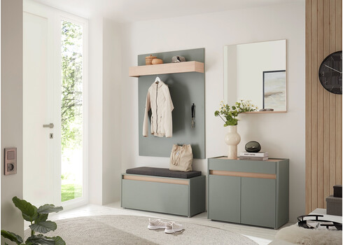 Seinapeegel CITY tamm, 75x10xH80 cm