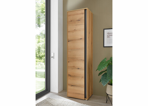 Esikukapp CITY tamm / antratsiit, 50x40xH200 cm