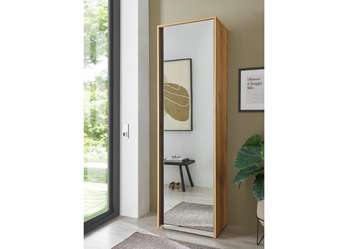 Esikukapp CITY tamm / antratsiit, 60x40xH200 cm