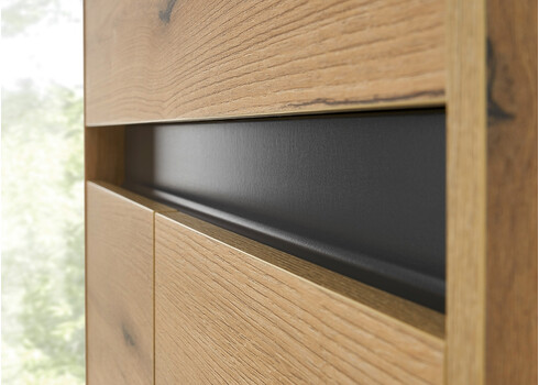 Kummut CITY tamm / antratsiit, 80x40xH70 cm