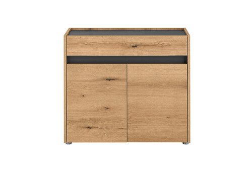 Kummut CITY tamm / antratsiit, 80x40xH70 cm