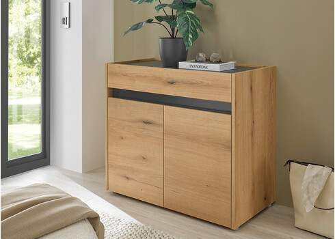 Kummut CITY tamm / antratsiit, 80x40xH70 cm