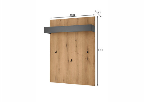 Seinanagi CITY tamm / antartsiit, 100x25xH135 cm