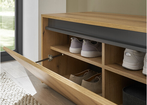 Esikupink CITY tamm / antratsiit, 100x40xH45 cm