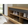 Esikupink CITY tamm / antratsiit, 100x40xH45 cm