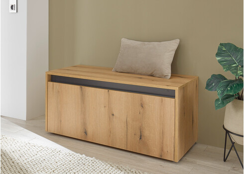 Esikupink CITY tamm / antratsiit, 100x40xH45 cm