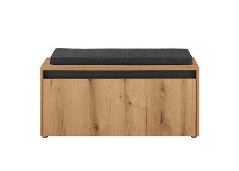 Esikupink istumispadjaga CITY tamm / antratsiit, 100x40xH45 cm