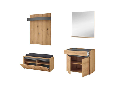 Esikukomplekt CITY tamm / antratsiit