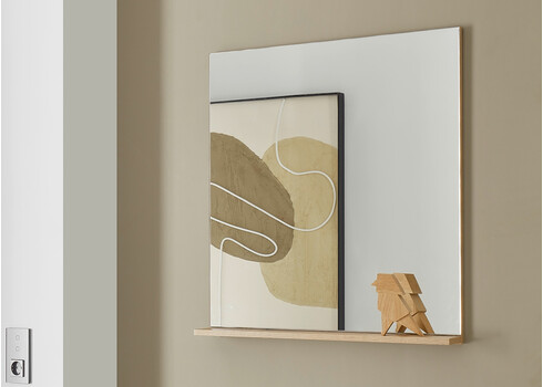 Seinapeegel CITY tamm, 75x10xH80 cm