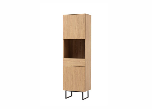 Vitriinkapp KALMAR tamm, 58x40xH200 cm