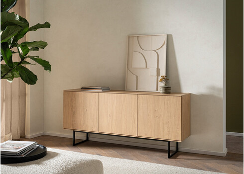 Kummut KALMAR tamm, 150x40xH70 cm