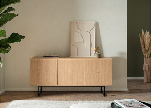 Kummut KALMAR tamm, 150x40xH70 cm