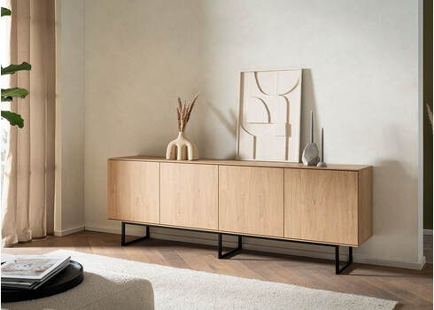 Kummut KALMAR tamm, 200x40xH70 cm