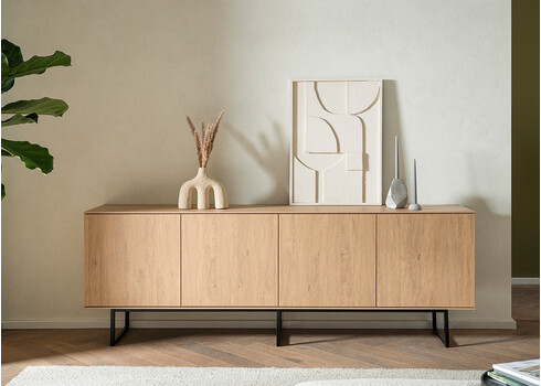 Kummut KALMAR tamm, 200x40xH70 cm