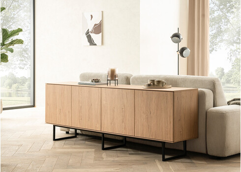 Kummut KALMAR tamm, 200x40xH70 cm