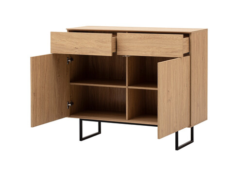 Kummut KALMAR tamm, 115x40xH98 cm