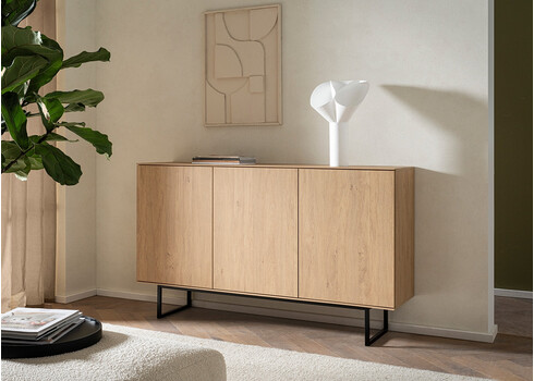 Kummut KALMAR tamm, 150x40xH90 cm