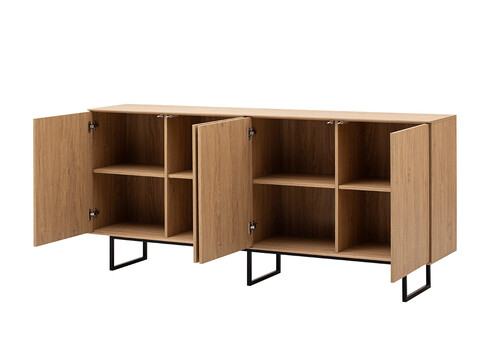 Kummut KALMAR tamm, 200x40xH90 cm