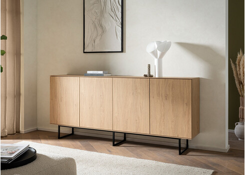 Kummut KALMAR tamm, 200x40xH90 cm