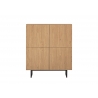 Kapp KALMAR tamm, 115x30xH137 cm