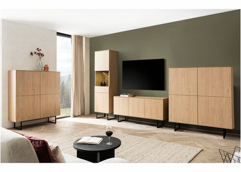 Kapp KALMAR tamm, 115x30xH137 cm