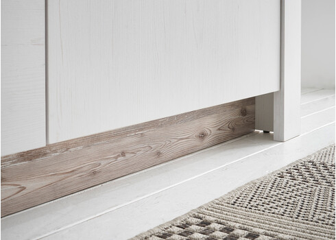 Köögikapp FLORNEZ valge mänd / mänd, 202x60xH92 cm