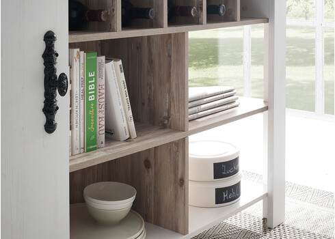 Köögisaar FLORNEZ valge mänd / mänd, 161x77xH92 cm