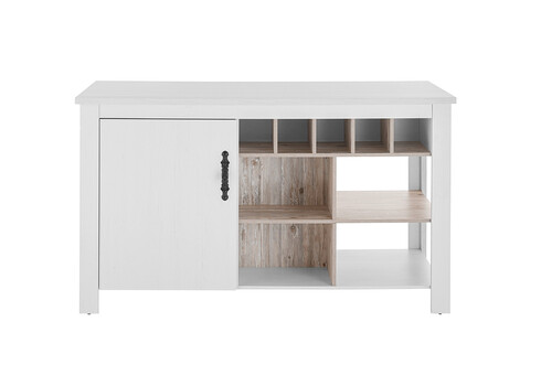 Köögisaar FLORNEZ valge mänd / mänd, 161x77xH92 cm