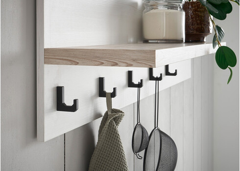 Köögiriiul FLORENZ valge mänd / mänd, 130x20xH40 cm