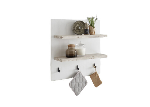 Köögiriiul FLORENZ valge mänd / mänd, 60x20xH65 cm