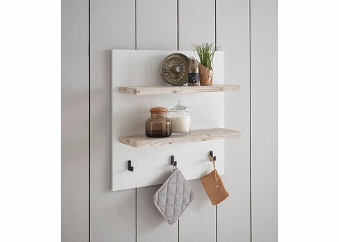 Köögiriiul FLORENZ valge mänd / mänd, 60x20xH65 cm