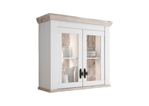 Köögikapp FLORNEZ valge mänd / mänd, 92x34xH85 cm