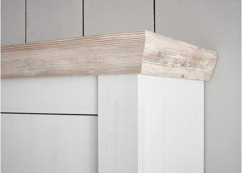 Köögikapp FLORNEZ valge mänd / mänd, 55x34xH85 cm