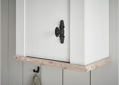 Köögikapp FLORNEZ valge mänd / mänd, 55x34xH85 cm