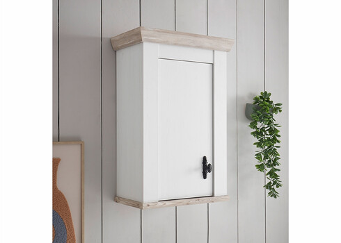 Köögikapp FLORNEZ valge mänd / mänd, 55x34xH85 cm