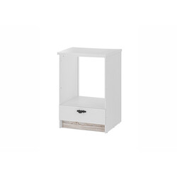 Ahjukapp FLORENZ valge mänd / mänd, 62x60xH92 cm