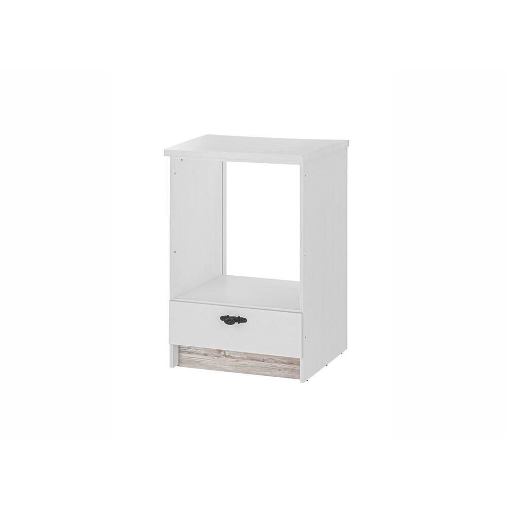 Ahjukapp FLORENZ valge mänd / mänd, 62x60xH92 cm