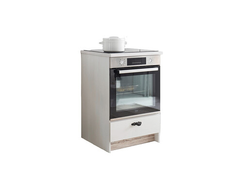 Ahjukapp FLORENZ valge mänd / mänd, 62x60xH92 cm