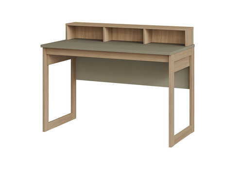 Kirjutuslaud STRANDA hallikasroheline / tamm, 120x60xH91 cm