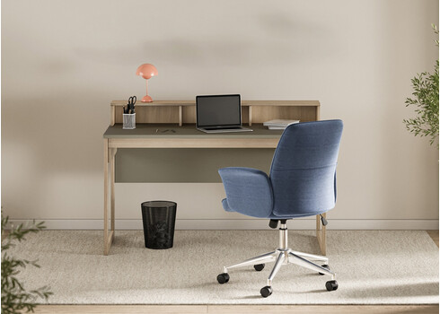 Kirjutuslaud STRANDA hallikasroheline / tamm, 120x60xH91 cm